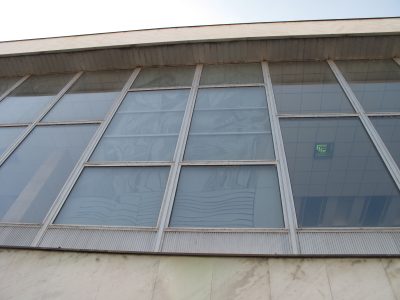 Aluminum Window Exterior Weathered