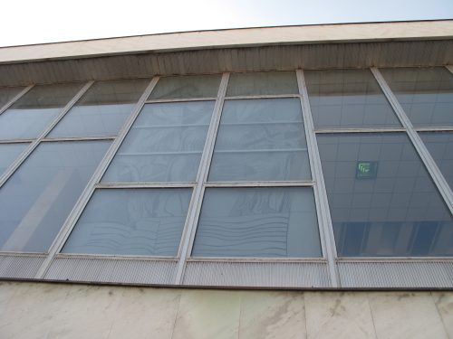 Aluminum Window Exterior Weathered