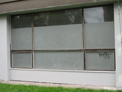 Aluminum Window Exterior Weathered
